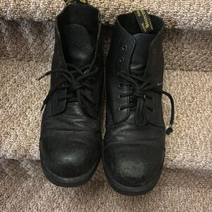 Dr. Martens Black Leather Boots